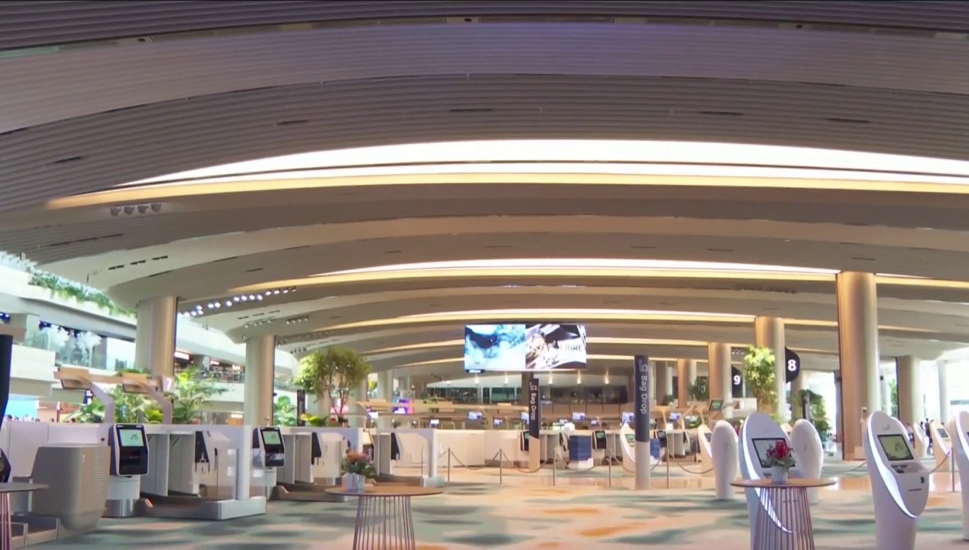 Терминал 2 Чанги Сингапур зона регистрации
